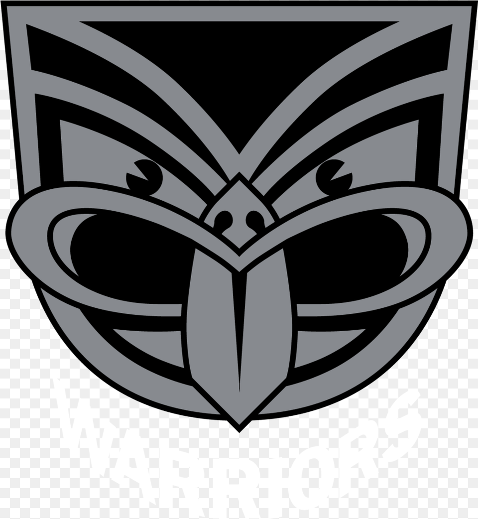 Black Bandana Nz Warriors Logo Transparent New Zealand Warriors, Emblem, Symbol Free Png