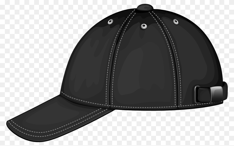 Black Baseball Cap Clipart Black Baseball Cap Clipart, Baseball Cap, Clothing, Hat Png Image