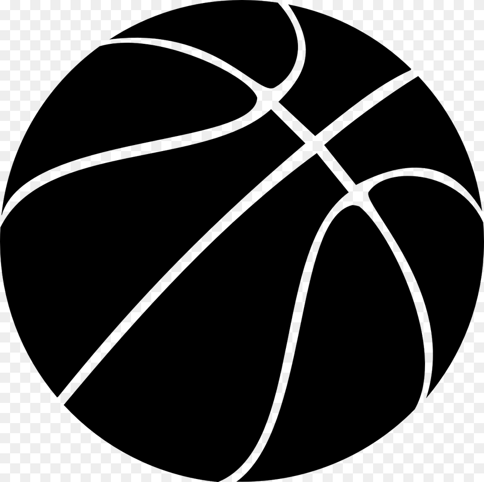 Black Basketball Ball, Gray Free Png