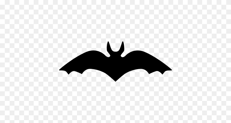 Black Bat Silhouette, Logo, Symbol, Animal, Mammal Free Png