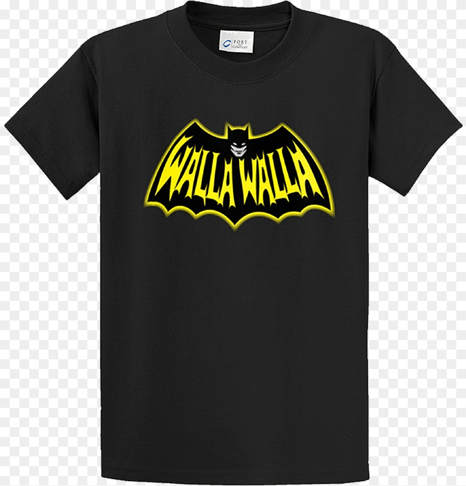Black Batman T Shirt, Clothing, T-shirt, Logo Png