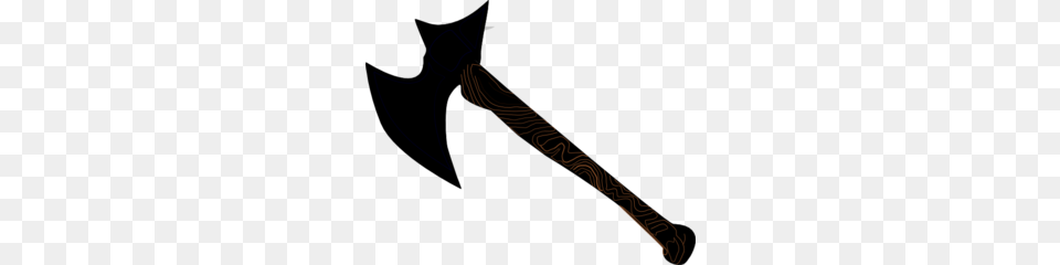 Black Battle Axe Clip Art, Sword, Weapon, Device Png Image