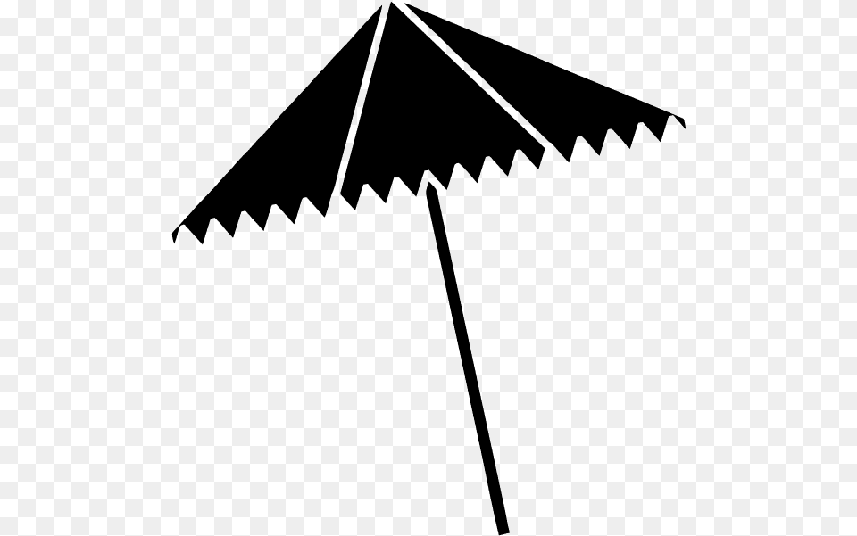 Black Beach Umbrella, Canopy, Bow, Weapon Png