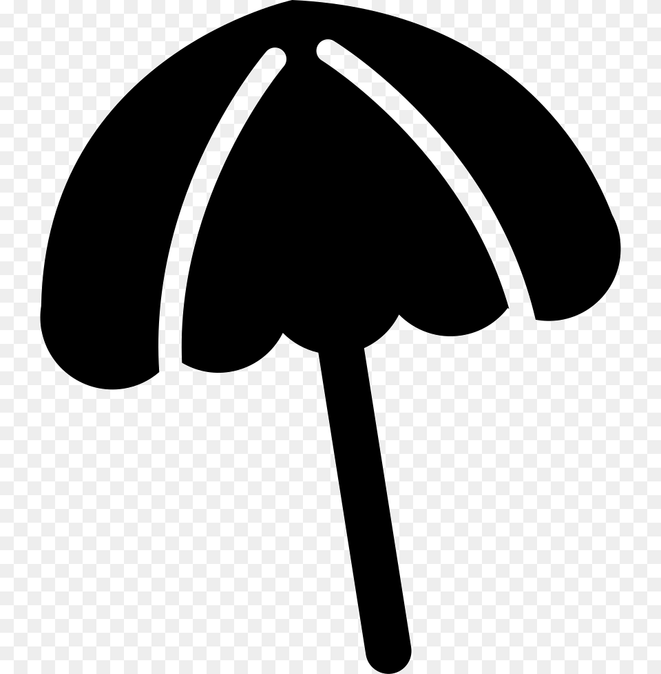 Black Beach Umbrella Guarda Sol Preto Vetor, Canopy, Stencil Free Transparent Png