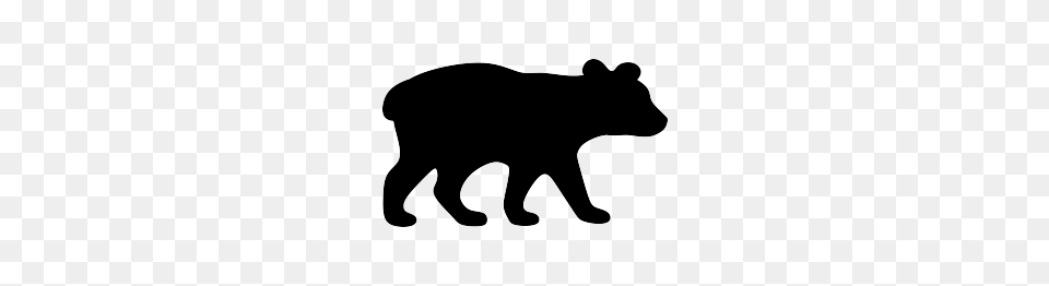 Black Bear Clipart Wildlife, Silhouette, Animal, Mammal, Stencil Png