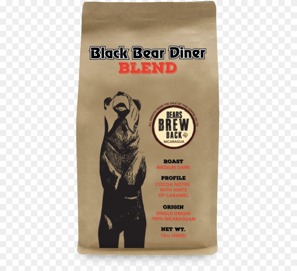 Black Bear Diner Blend Black Bear Diner, Advertisement, Adult, Person, Man Free Png Download