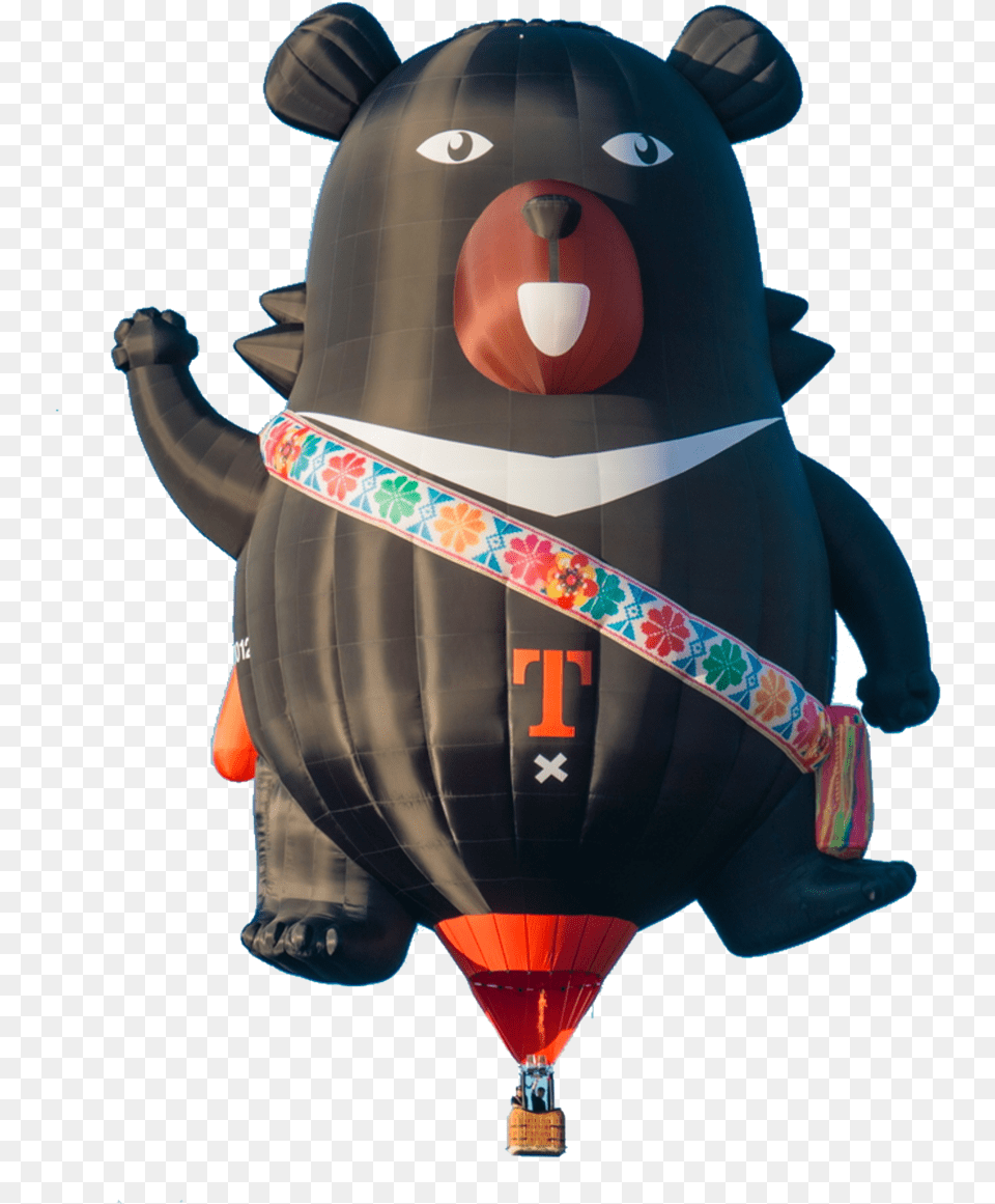Black Bear Pilot, Aircraft, Hot Air Balloon, Transportation, Vehicle Png Image