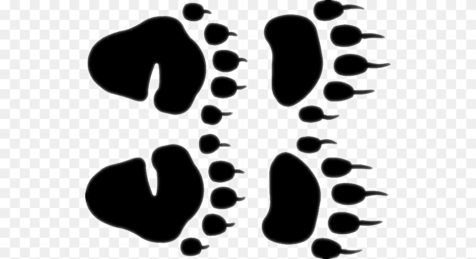 Black Bear Track Footprint, Nature, Outdoors, Snow, Snowman Free Transparent Png