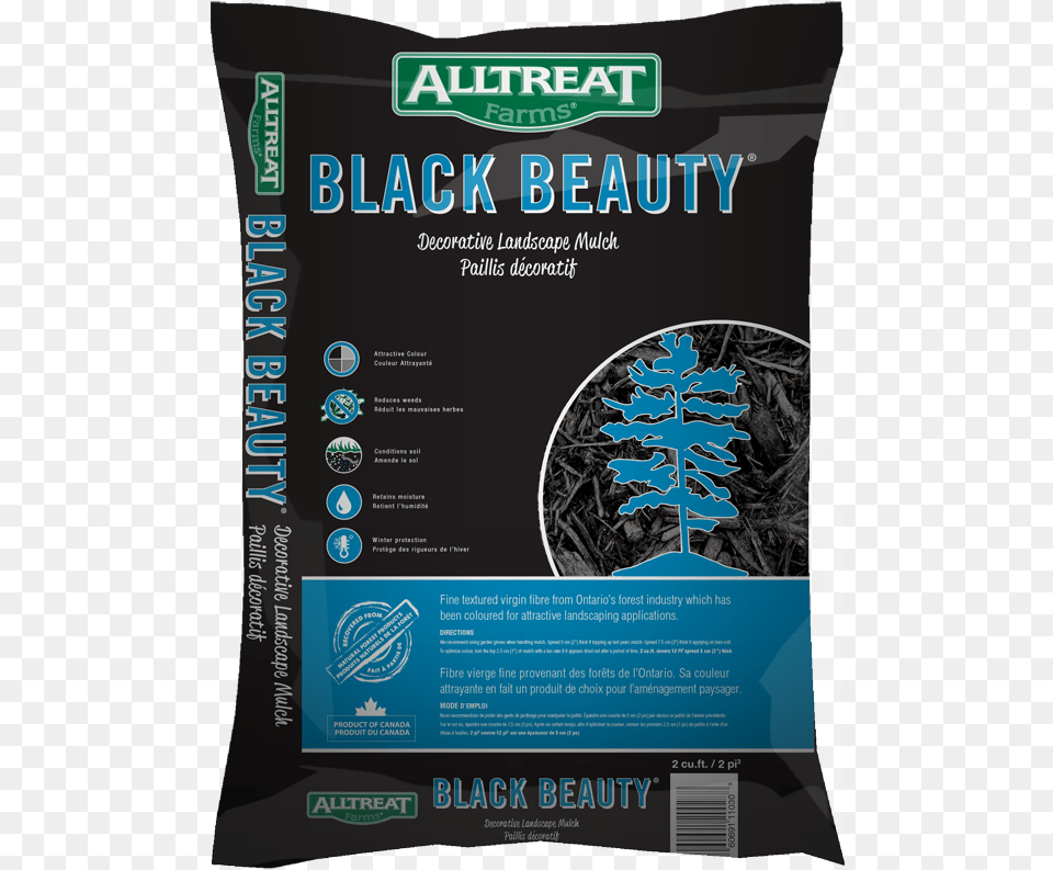 Black Beauty Mulch Black Beauty Black Mulch, Advertisement, Poster Png