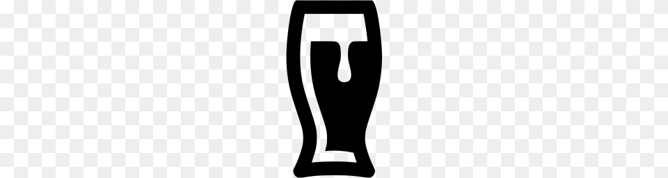 Black Beer Glass Icon, Gray Free Transparent Png