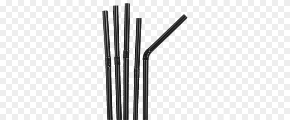 Black Bendy Straws, Smoke Pipe Free Transparent Png