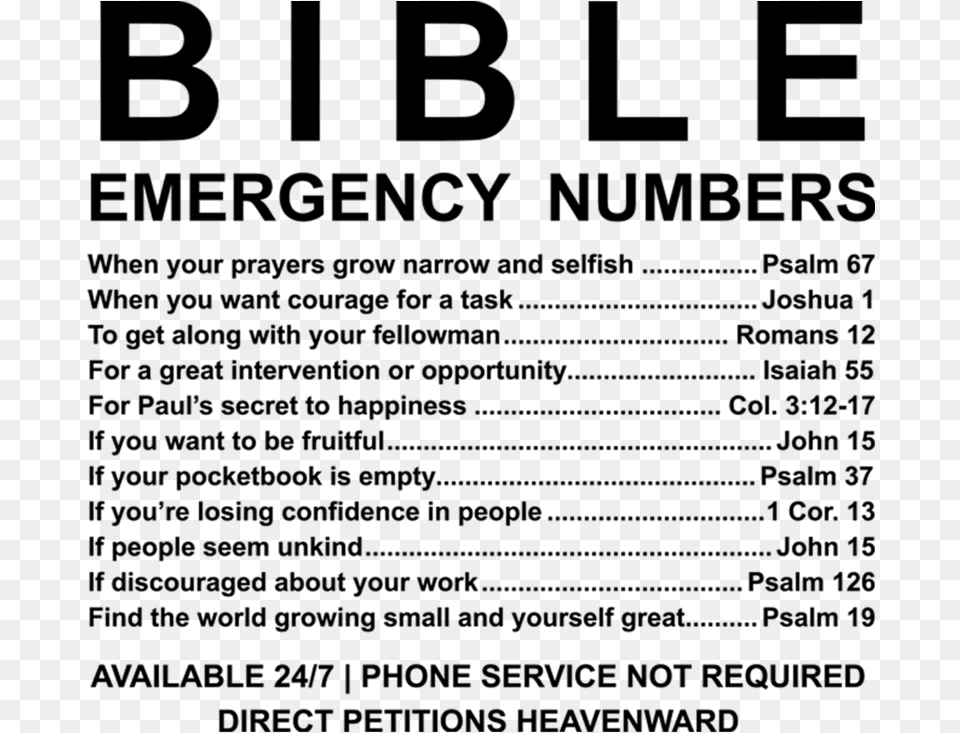 Black Bible Emergency Numbers Mug V2 60 Off Today Bible Emergency Number, Gray Free Png Download