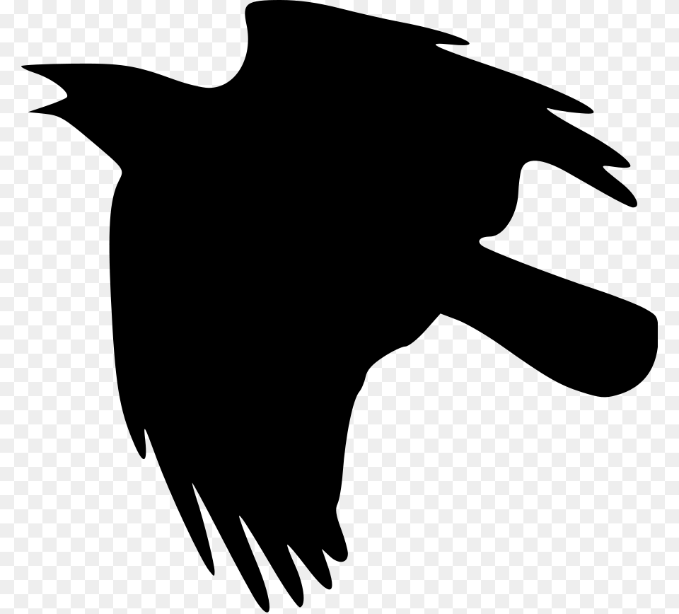Black Bird Clip Art, Gray Free Png