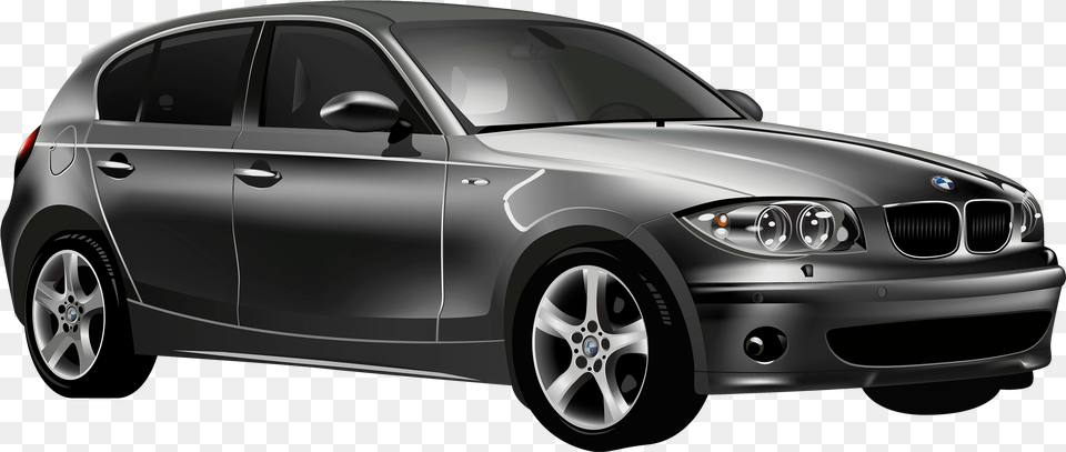 Black Bmw Car Clipart Bmw Car Clipart, Alloy Wheel, Vehicle, Transportation, Tire Png Image