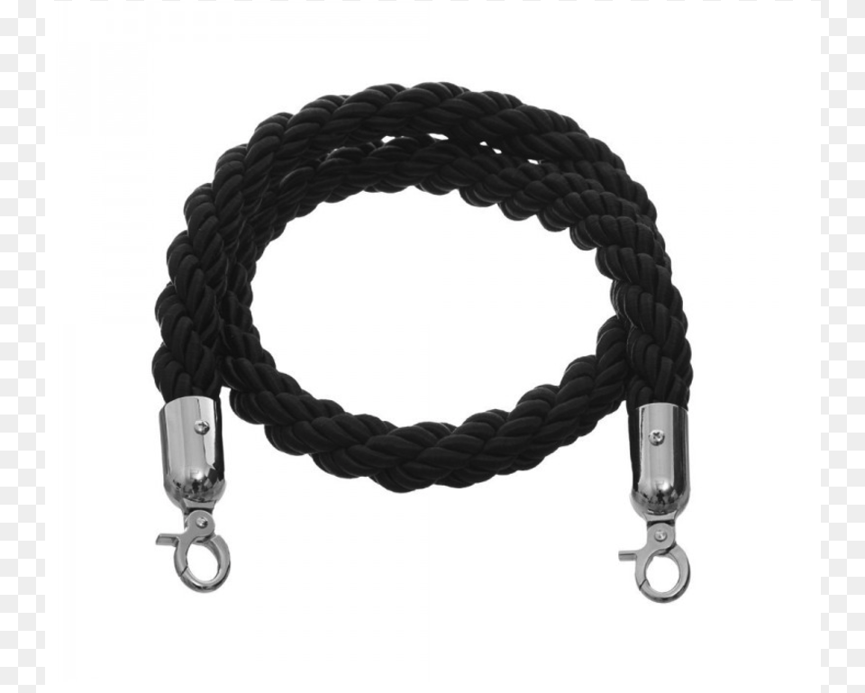 Black Bollard Rope Rope, Accessories, Jewelry, Necklace, Bracelet Free Transparent Png