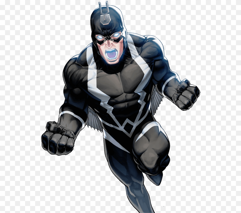 Black Bolt Black Bolt Marvel, Adult, Male, Man, Person Png