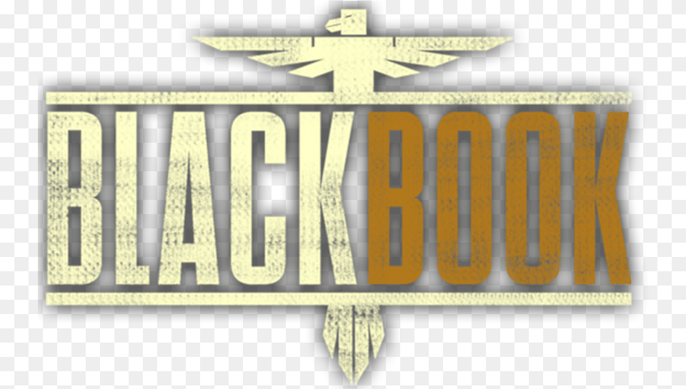 Black Book Cross, Logo, Symbol, Emblem Png Image