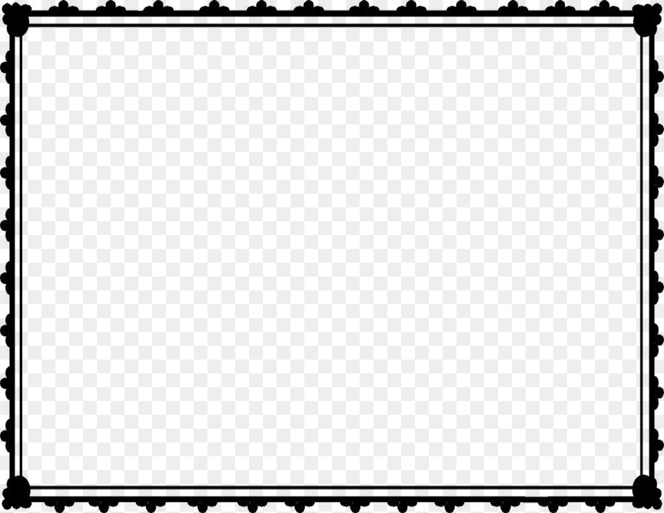 Black Border Cliparts, Gray Png Image