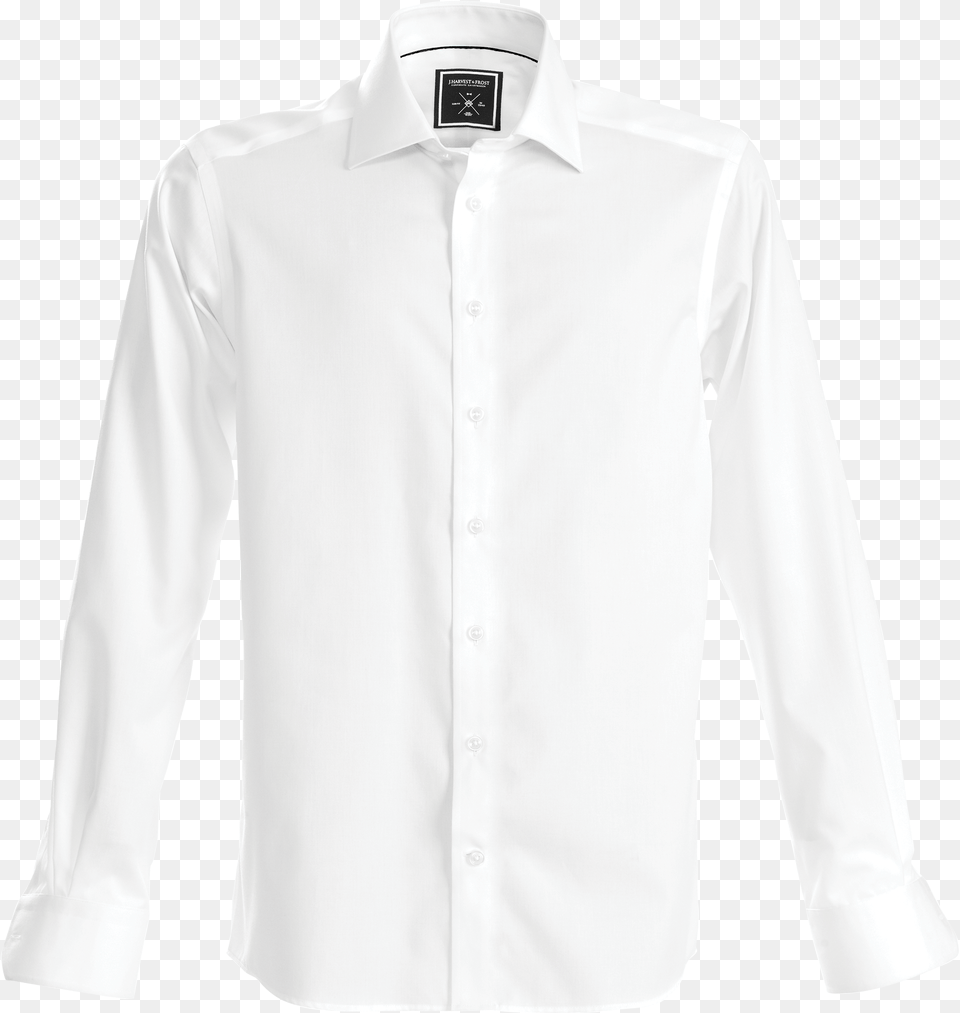 Black Bow 60 In 100 White Shirt, Clothing, Dress Shirt, Long Sleeve, Sleeve Free Png Download