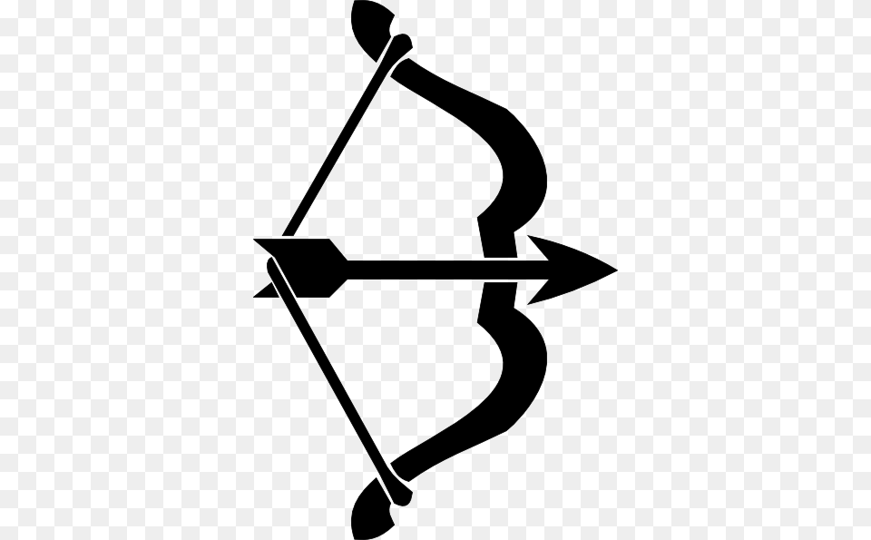 Black Bow And Arrow Clip Art For Web, Weapon Png Image