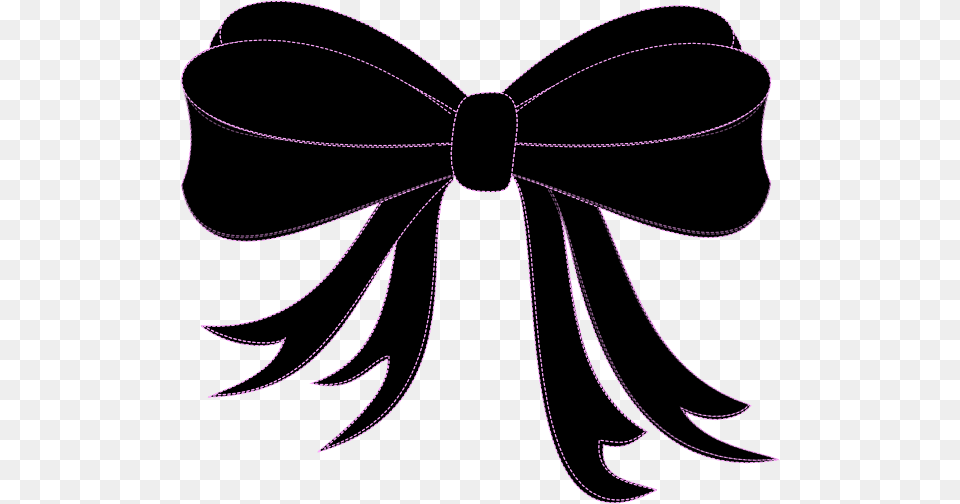 Black Bow Ribbon Clip Art, Accessories, Formal Wear, Tie, Animal Free Png Download