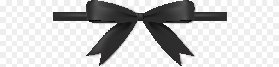Black Bow Ribbon With Black Bow Ribbon, Accessories, Formal Wear, Tie, Bow Tie Png Image