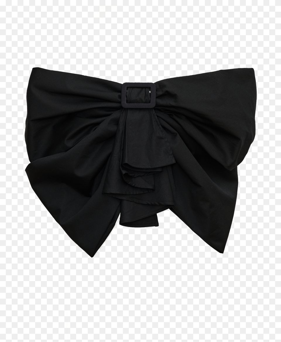 Black Bow Top Trunks, Fashion, Blouse, Clothing, Coat Png