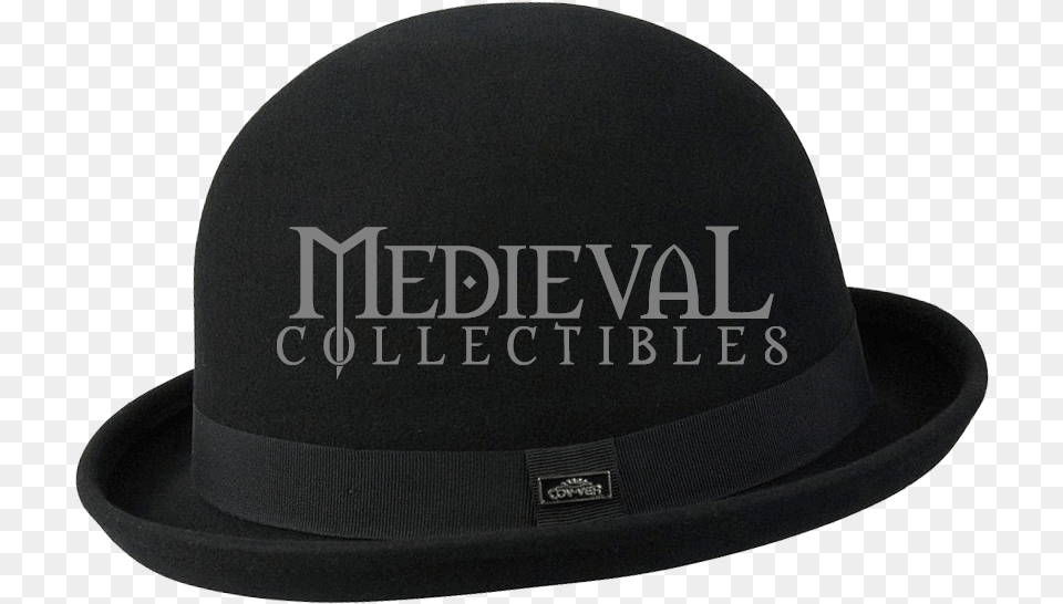 Black Bowler Hat, Clothing, Hardhat, Helmet, Sombrero Png Image
