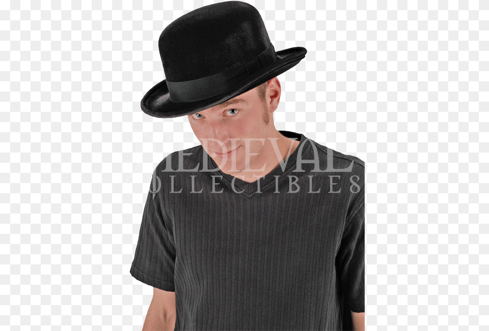 Black Bowler Hat Bowler Hat, Clothing, Photography, Sun Hat, Adult Free Png Download