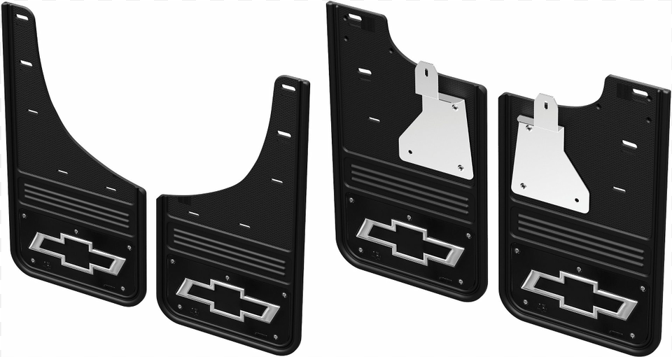 Black Bowtie With Black Wrap No Drill Mud Flap Set Mudflap, Electronics, Hardware, Mobile Phone, Phone Free Png Download