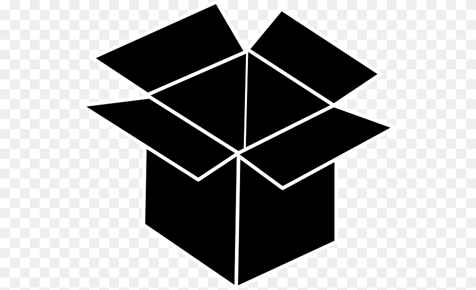 Black Box Opening, Stencil Free Png Download