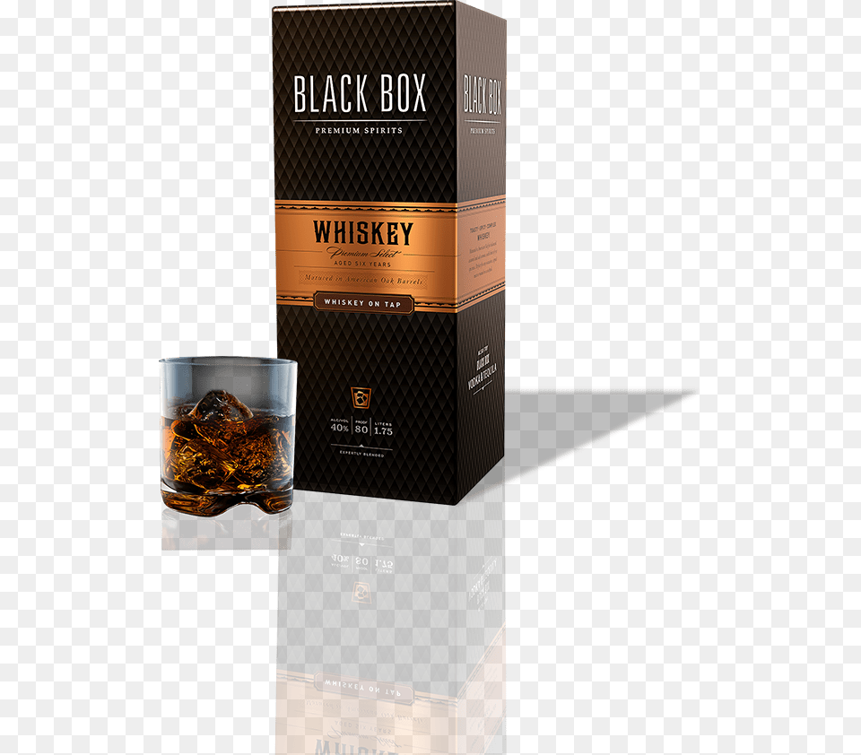 Black Box Whiskey, Alcohol, Beverage, Liquor, Whisky Png Image