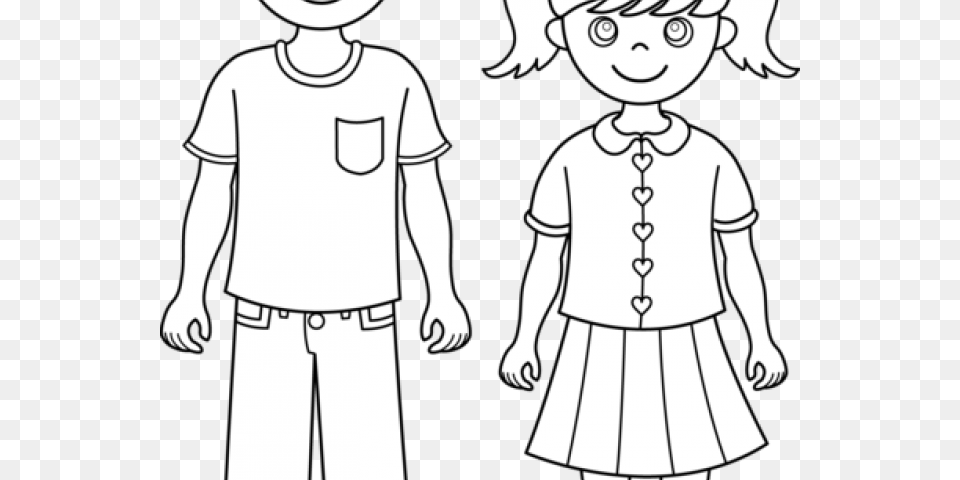 Black Brother Cliparts Brother And Sister Coloring Pages, Book, Publication, Comics, Baby Free Png