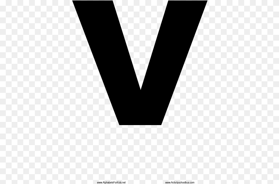 Black Bubble Letter V, Triangle, Bow, Weapon Free Png