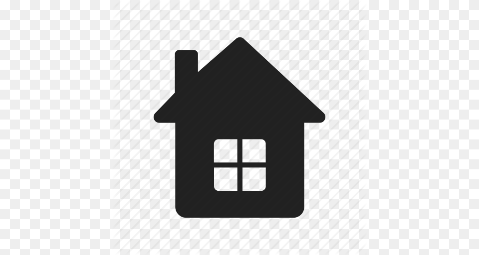 Black Building Contact Estate Home Homepage House Vector Icon Png