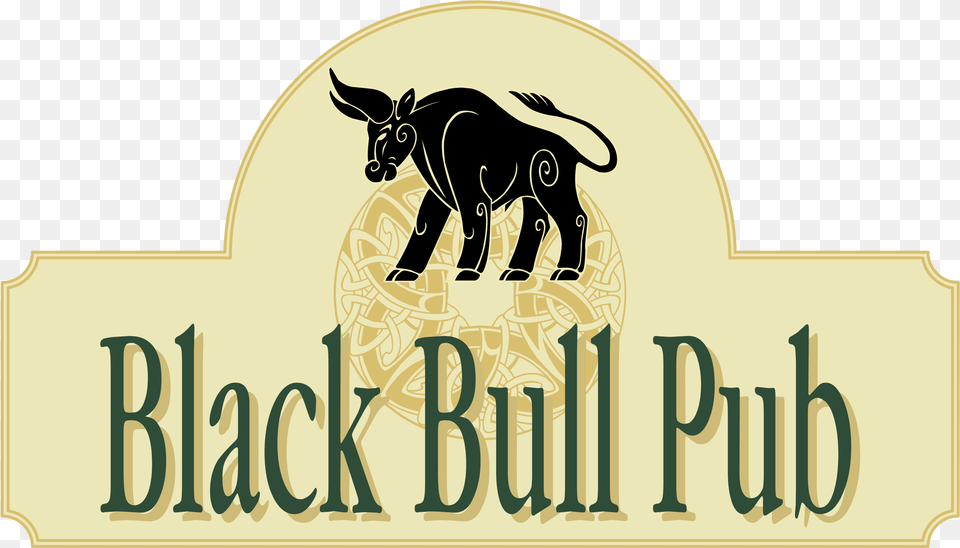 Black Bull Pub Logo Svg Vector Freebie Dog Catches Something, Animal, Zoo, Kangaroo, Mammal Png