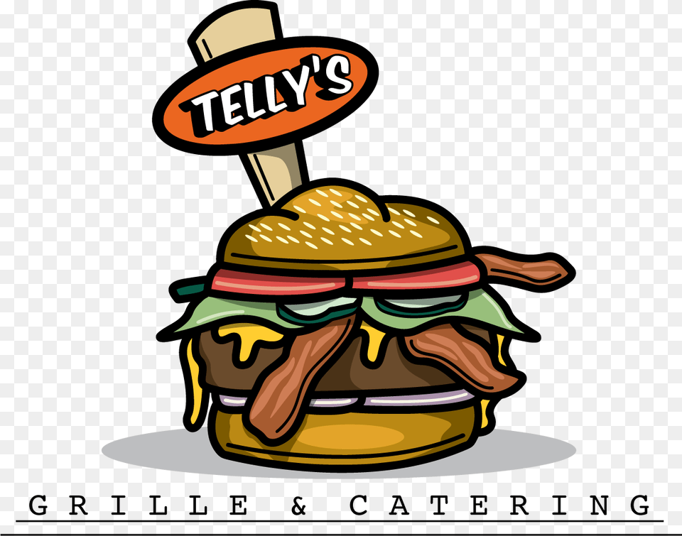 Black Business Spotlight Tellys Grille And Catering Black, Burger, Food, Animal, Fish Free Png Download