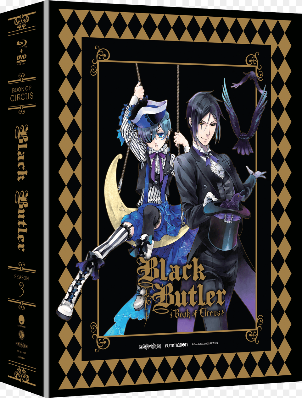 Black Butler Book Of Circus Blu Ray, Adult, Female, Person, Publication Free Png