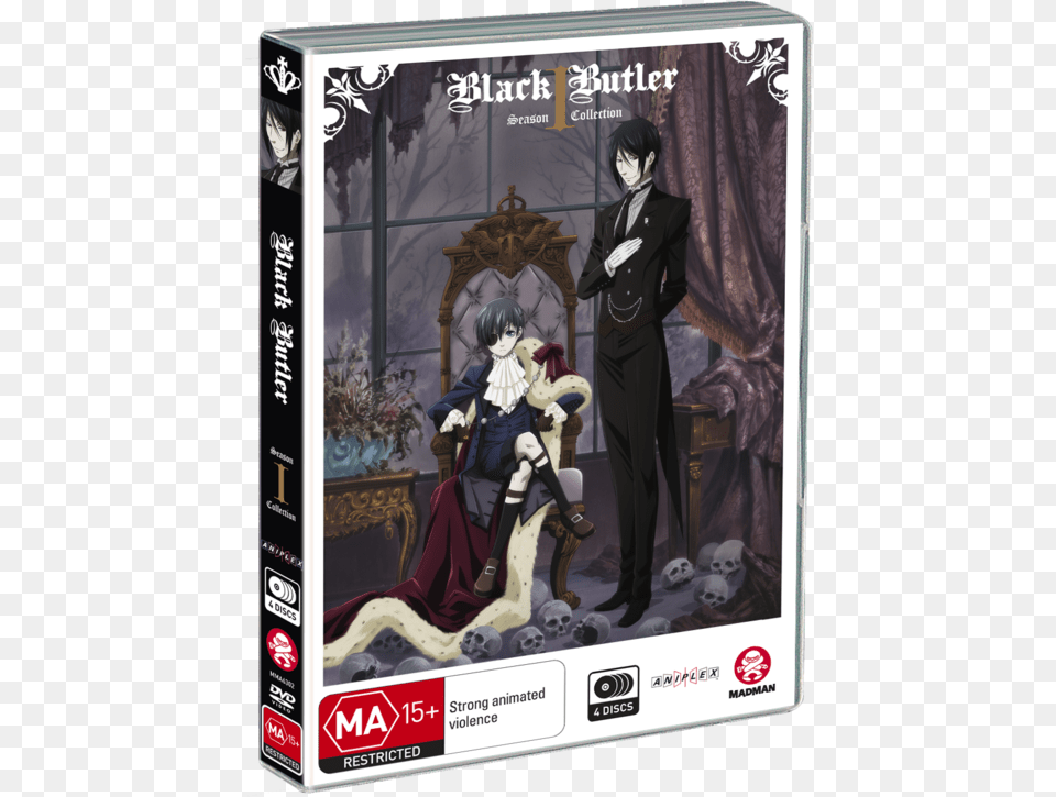 Black Butler Complete Season 1 Dvd Black Butler In Love With Ciel, Adult, Book, Comics, Female Png Image
