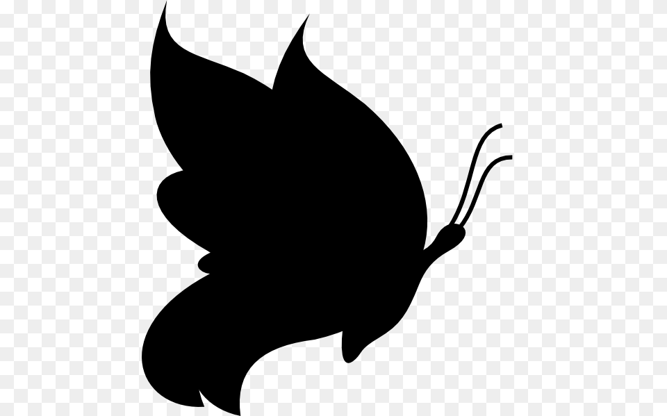 Black Butterfly Clip Art, Leaf, Plant, Silhouette, Stencil Png