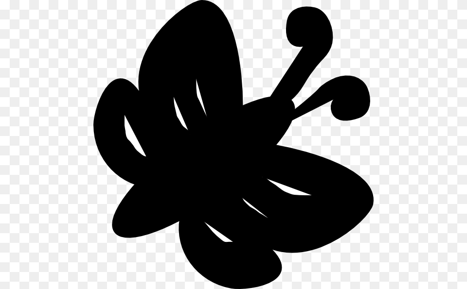 Black Butterfly Cliparts Clip Art, Silhouette, Stencil, Flower, Plant Free Transparent Png
