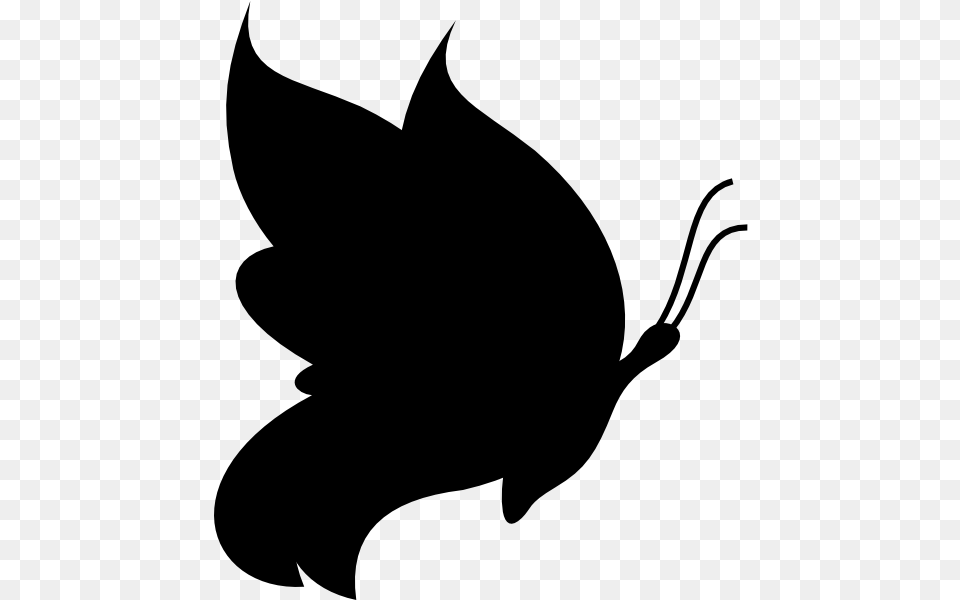 Black Butterfly Vector, Gray Free Transparent Png