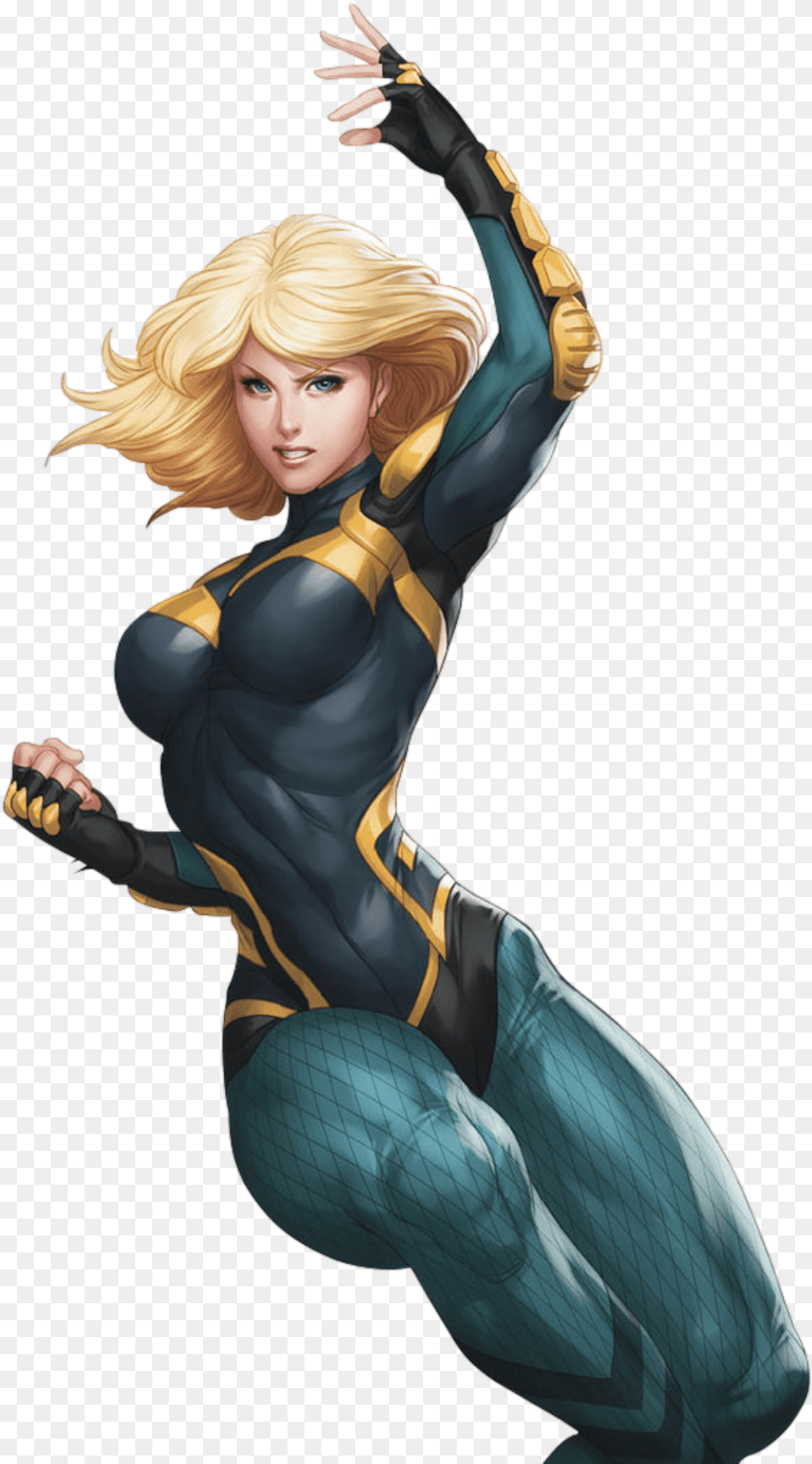 Black Canary By Artgerm Cryptozoic Entertainment Dc Comics Deck Building Game, Adult, Person, Female, Woman Free Png