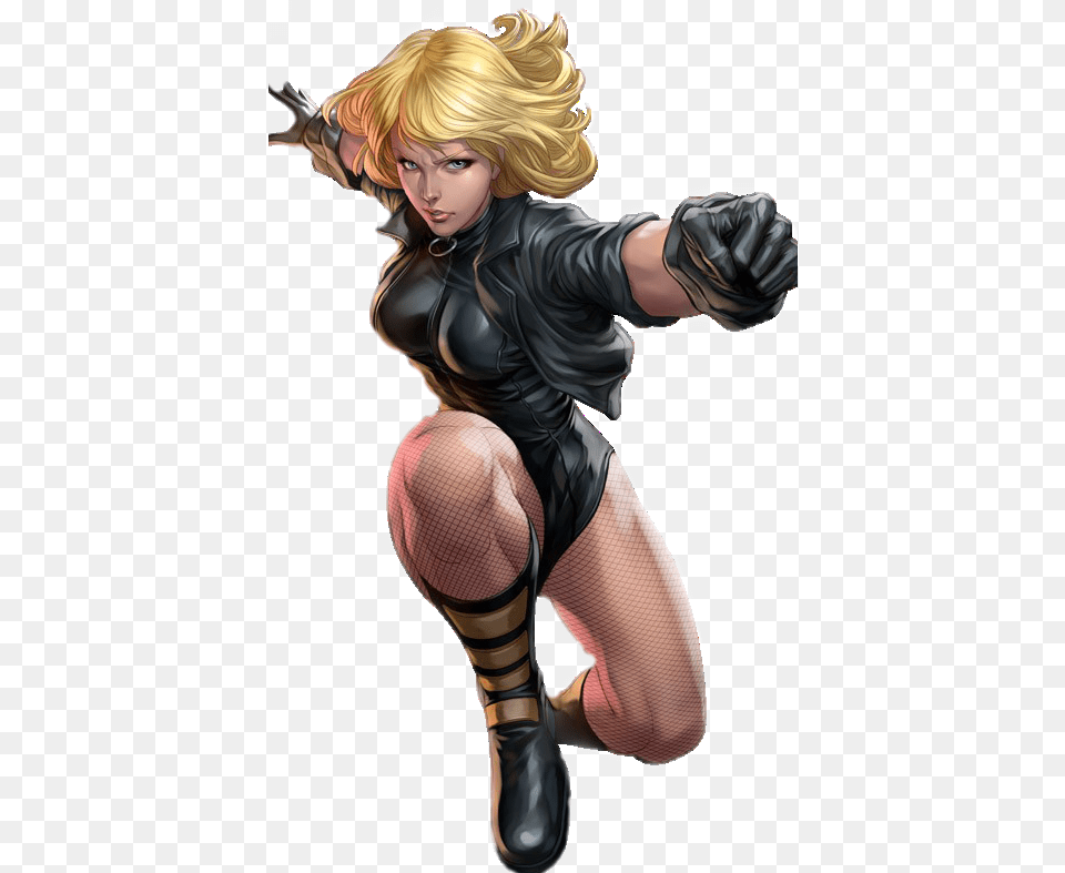 Black Canary Marvel, Adult, Person, Female, Costume Free Transparent Png