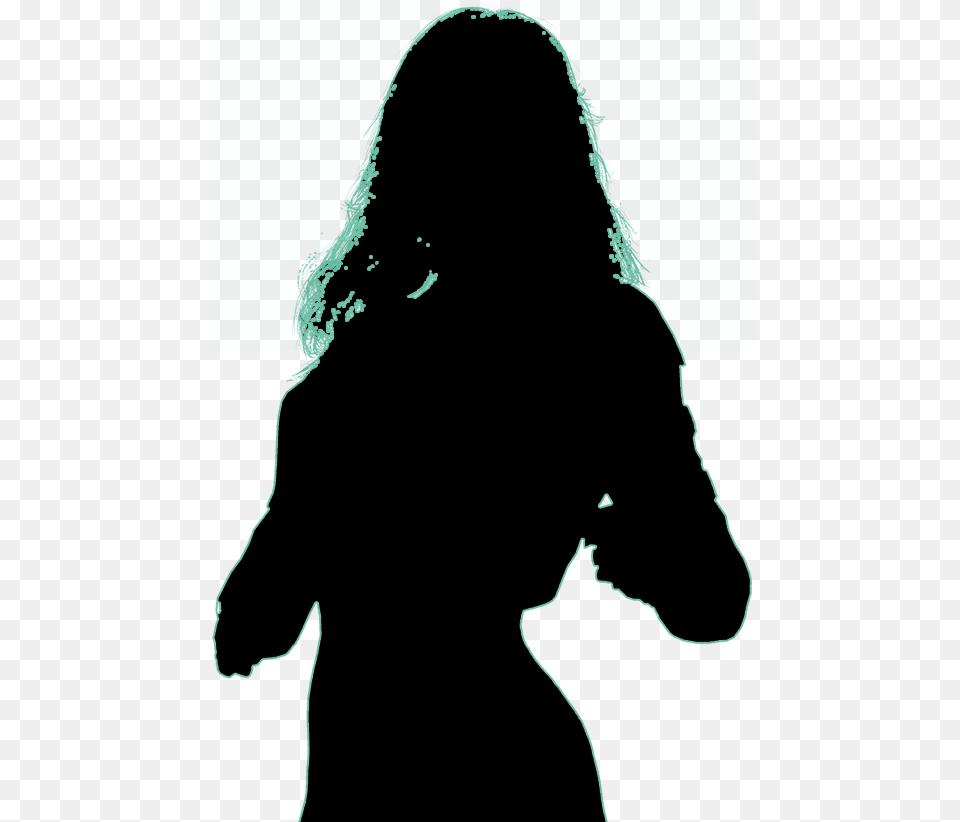 Black Canary Silhouette, Adult, Female, Person, Woman Free Transparent Png