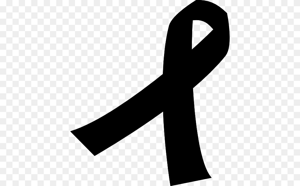 Black Cancer Ribbon Clip Art Cricut And Other Diecutter Projects, Accessories, Tie, Formal Wear, Belt Free Transparent Png