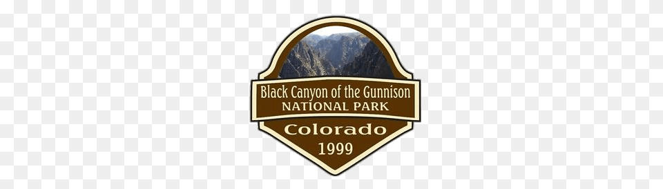 Black Canyon Of The Gunnison National Park, Logo, Symbol, Outdoors, Blackboard Free Png Download