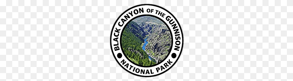 Black Canyon Of The Gunnison National Park Round Sticker, Plant, Vegetation, Land, Nature Png Image
