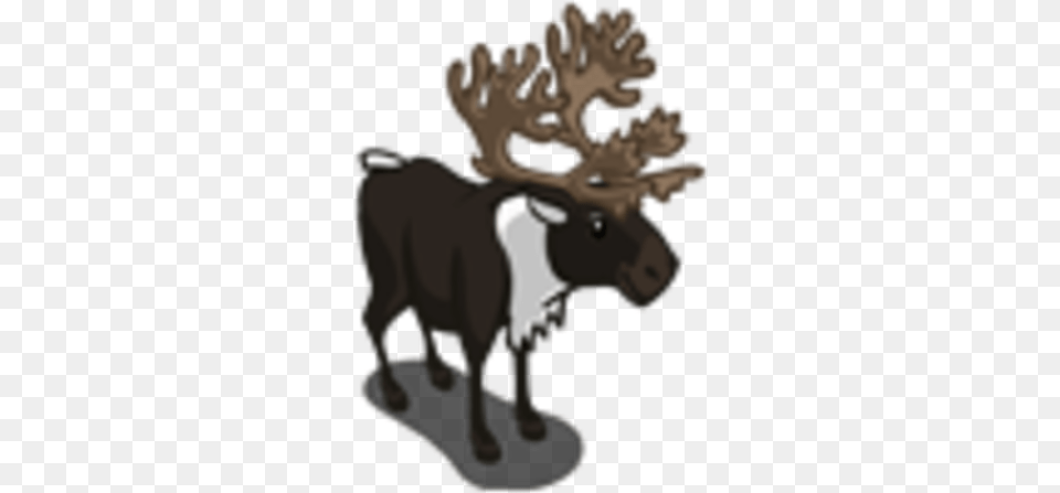 Black Caribou Reindeer, Animal, Mammal, Moose, Wildlife Free Transparent Png
