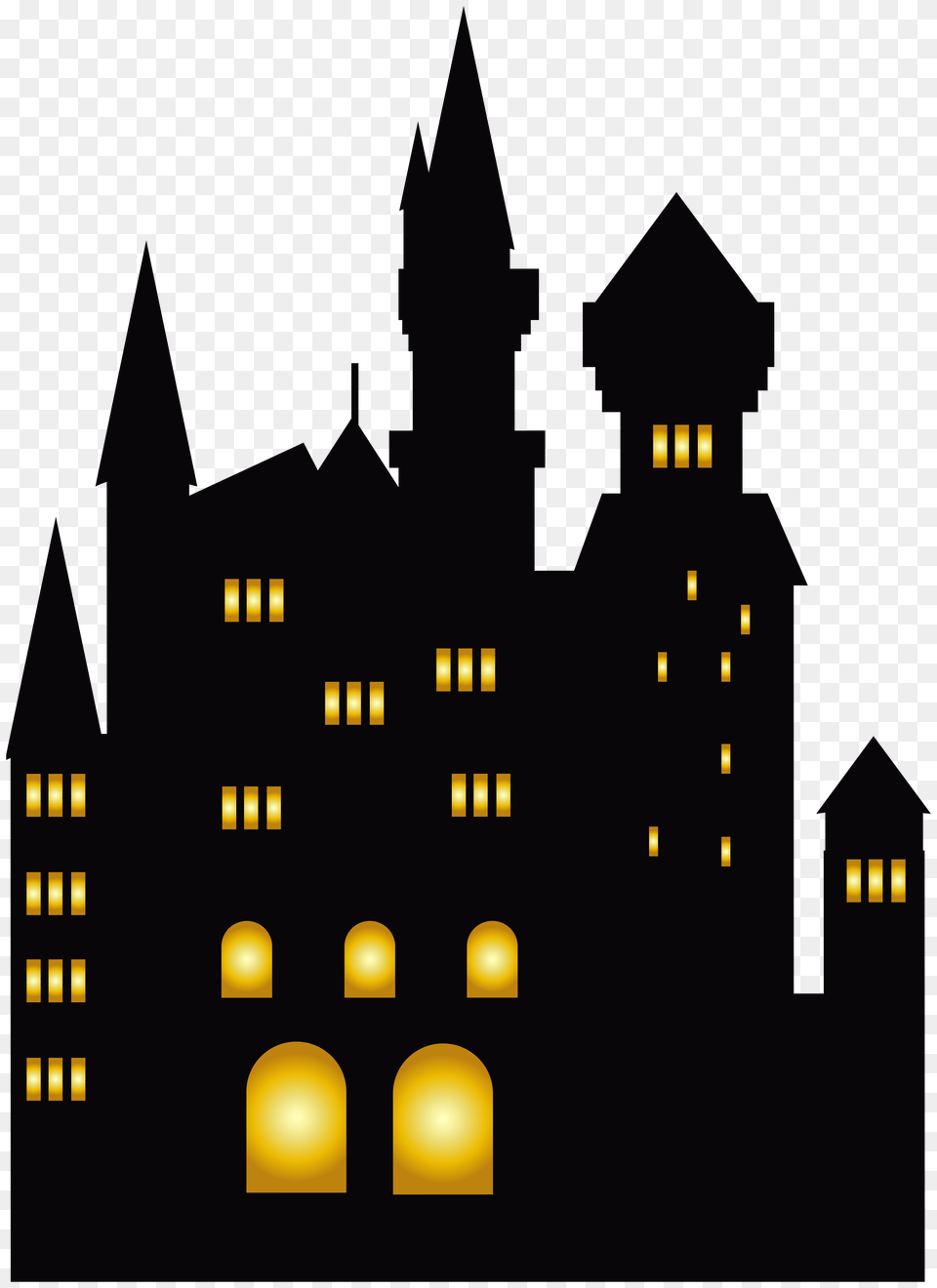 Black Castle Clipart Png Image